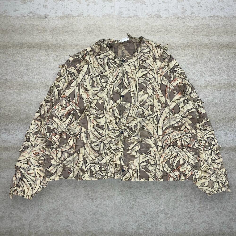Vintage 90s Cordfield Camo Light Jacket Mens XL Made USA Button Up Under Brush